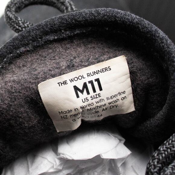 Allbirds Charcoal Gray Wool Runners Sneaker Shoes Mens SIZE 11 main image 6